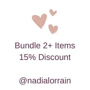 Bundle 2+ Items - 15% Discount